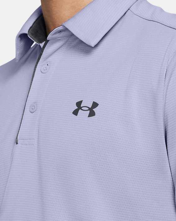 Herren UA Tech™ Poloshirt, Purple, pdpMainDesktop image number 2